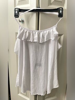 Chaser White Ruffled Camisole